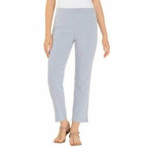 Hilary Radley Ladies' Seersucker Pull-On Stripped